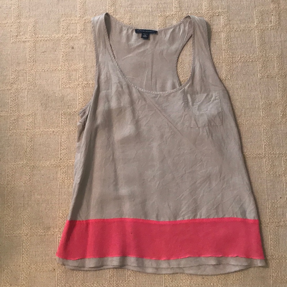 Banana Republic silk tank top